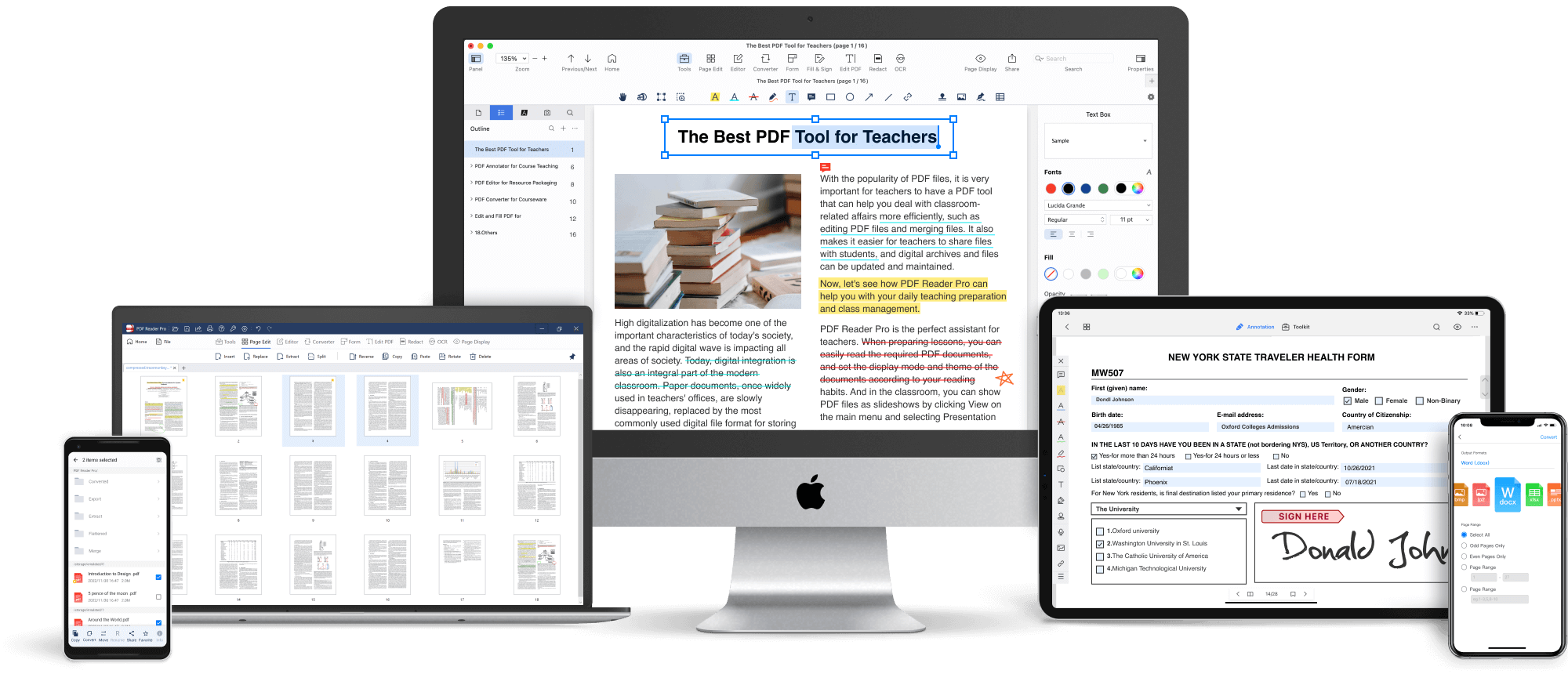 pdf reader pro convert pdf to editable word