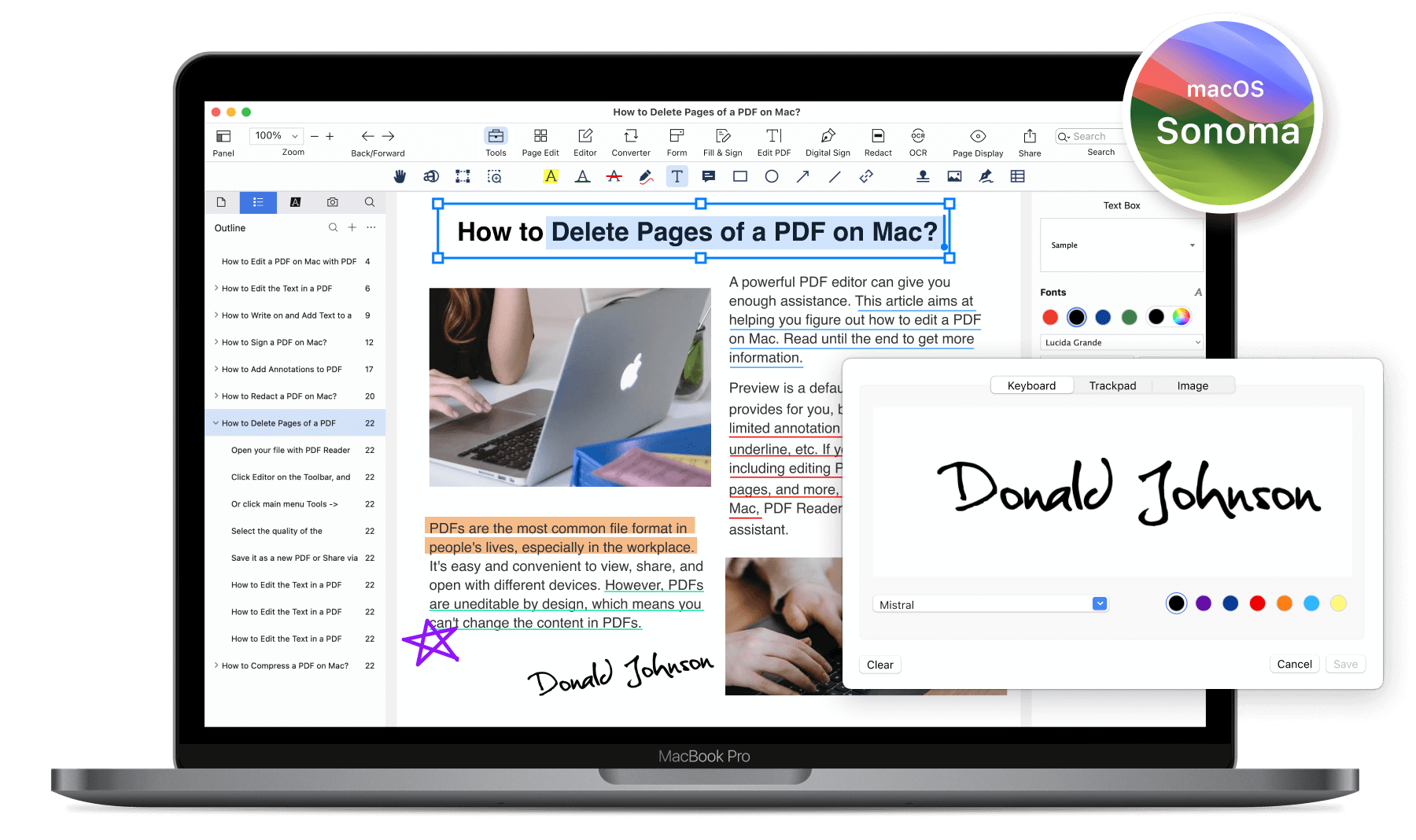7 Best PDF Editor for Mac Free: macOS Ventura Supported